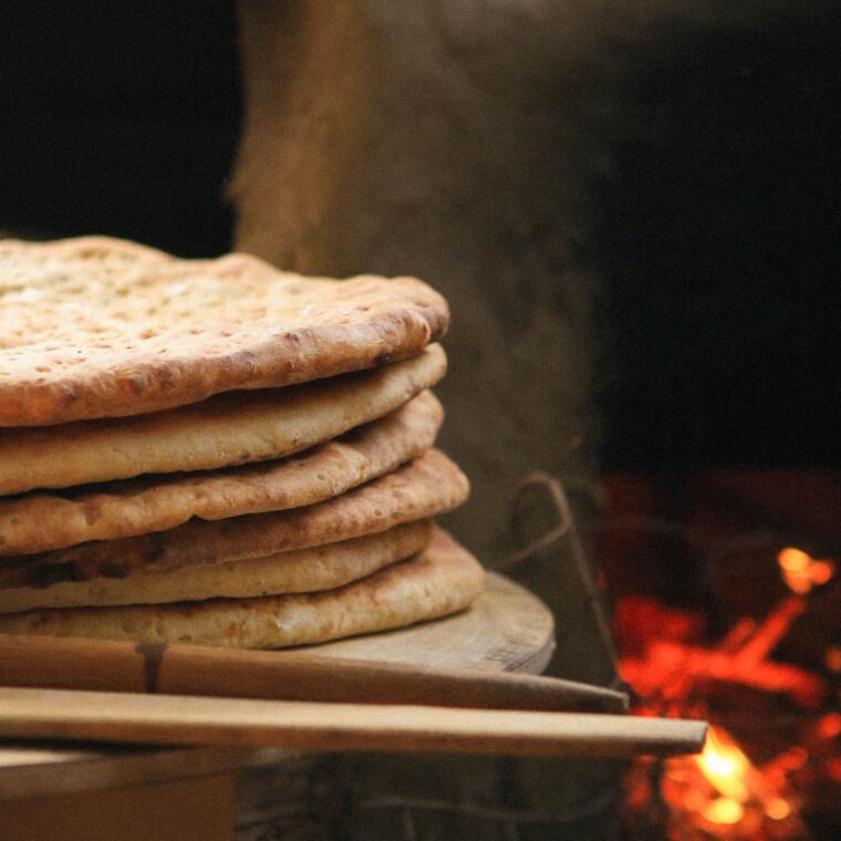 Fresh pita bread